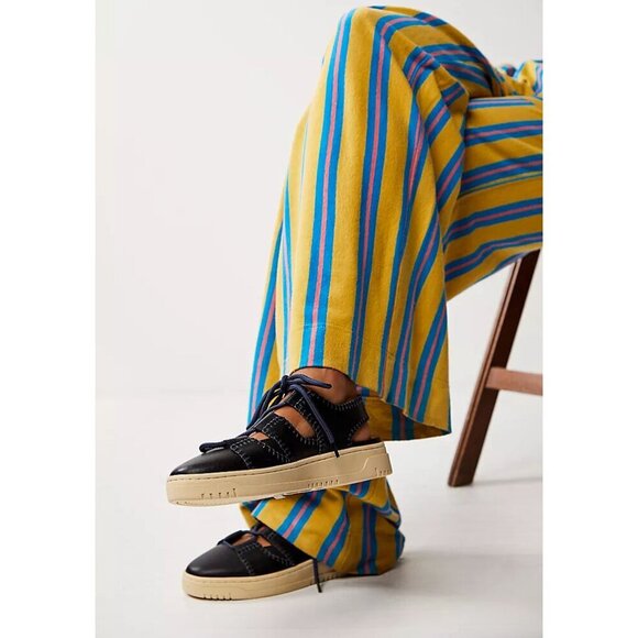 🆕 FREE PEOPLE Thirty Love Cutaway Sneakers / Black NIB Sz 9 - Picture 3 of 10